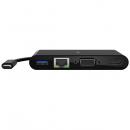 Belkin AVC005btBK USB-Cマルチメディア変換アダプター（LANポート、HDMI、VGA、USB-A）