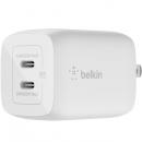 Belkin WCH013dqWH BOOST↑CHARGEPROデュアルUSB-CGaNウォールチャージャーPPS65W