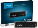 Crucial 0649528-918956 Crucial P3 Plus M2.2280 PCIe接続SSD 500GB 5年保証 CT500P3PSSD8JP