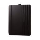 ELECOM TB-A24XWVDBK 13インチiPad Air(M2)フラップケース/ソフトレザー/ドローイング/アングル8段階/スリープ対応/ブラック