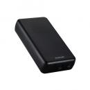 ELECOM DE-C52-20000BK モバイルバッテリー/リチウムイオン電池/20000mAh/USB PD対応/20W/USB-C入出力×2/ブラック