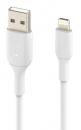 【法人様宛限定】Belkin CAA001bt3MWH USB-Atoライトニングケーブルホワイト3m