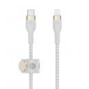 【法人様宛限定】Belkin CAA011bt1MWH BOOST↑CHARGEPROFlexUSB-Ctoライトニングケーブルホワイト1m