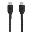 【法人様宛限定】Belkin CAB004bt2MBK BoostChargeUSB-CtoUSB-C編組ケーブル2mブラック