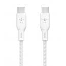 【法人様宛限定】Belkin CAB014bt2MWH BOOST↑CHARGEUSB-CtoUSB-Cケーブル100Wホワイト2m