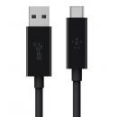 【法人様宛限定】Belkin F2CU029bt1M-BLK USB3.110Gbs60W/3AUSB-CtoAケーブル1m