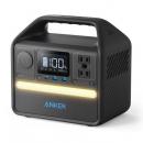 ANKER  A1720513 Anker 521 Portable Power Station (PowerHouse 256Wh 6倍長寿命) 【リン酸鉄リチウムイオン電池/充放電サイクル3000回+/AC200W/PowerIQ 3.0(Gen2)/PSE認証済】 (ブラック)