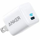 ANKER  A2633N24 Anker PowerPort III Nano 20W (PD充電器 20W USB-C 超小型急速充電器)【PSE技術基準適合/PowerIQ 3.0 (Gen2)搭載】 iPhone、iPad、Android その他各種機器対応 (ホワイト)