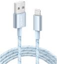 ANKER  A81530N2 Anker Nylon Cable with Lightning Connector 6ft C89 (ブルーホワイト)