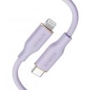 ANKER  A86620V1 Anker PowerLine III Flow USB-C with Lightning Connector 3ft B2C - UN Violet Iteration 1