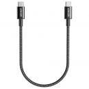 ANKER  A8751511 Anker 331 New Nylon USB-C to USB-C Cable 0.3m (ブラック)