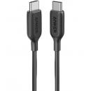 ANKER  A8852011 Anker PowerLine III USB-C & USB-C 2.0 ケーブル (0.9m) 超高耐久 60W USB PD対応 MacBook Pro/Air iPad Pro Galaxy 等対応 (ブラック)