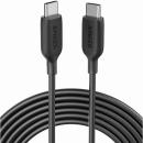 ANKER  A8854011 Anker PowerLine III USB-C & USB-C 2.0 ケーブル (3.0m) 超高耐久 60W USB PD対応 MacBook Pro/Air iPad Pro/Air Galaxy 等対応 (ブラック)