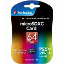 Verbatim MXCN64GJVZ2 Micro SDXC Card 64GB Class 10