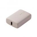 ELECOM DE-C56L-10000GB モバイルバッテリー/リチウムイオン電池/USB PD/20W/10000mAh/USB Type-C入出力×1/USB-A出力×1/&me/グレージュ