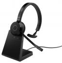 Jabra 6693-833-399 Jabra 無線ヘッドセット 片耳 MS認定 充電スタンド付き「Jabra Evolve 65 TE Link 390a MS Mono Stand」