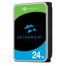 Seagate ST24000VE002 Seagate SkyHawk AI 3.5 24TB 内蔵HDD (CMR) メーカー5年保証 256MB 7200rpm ネットワーク ビデオ レコーダー AI対応NVRシステム用ST24000VE002