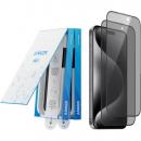 ANKER  A720A515 Anker Easy Fit ガラスフィルムキット (のぞき見防止 for iPhone 15) 2枚セット