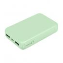 オウルテック OWL-LPB10012-SAG モバイルバッテリー/LPB10012シリーズ/10000mAh/iPhone、iPad、スマートフォン、Bluetoothイヤホン、電子タバコ、各種対応/小型/軽量/セージグリーン