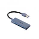 ELECOM U3H-H030NV USB HUB/USB5Gbps/バスパワー/3ポート/ネイビー