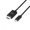 BUFFALO BSCHD20BK USB Type-C to HDMI変換ケーブル 2m