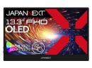 【法人様宛限定】JAPANNEXT JN-MD-OLED1331FHDR-T タッチパネル対応液晶ディスプレイ 13.3型/1920×1080/miniHDMI×1、USB-C×2/ブラック/スピーカー有/1年保証