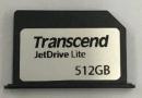 Transcend TS512GJDL330 JetDrive Lite 330 512GB Mac専用拡張カード