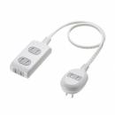 サンワサプライ TAP-B9-05K プラス1個口便利タップ（2P・3個口＋1個口・0.5m）