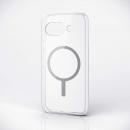 ELECOM PM-P251MAG02GY Google Pixel 9a/ハイブリッドケース/MAGKEEP/グレー