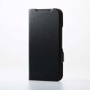 ELECOM PM-P251PLFMGBK Google Pixel 9a/ソフトレザーケース/薄型/磁石付/MAGKEEP/ブラック