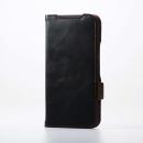 ELECOM PM-P251PLFYBK Google Pixel 9a/レザーケース/手帳型/ステッチ/耐衝撃/磁石付き/ブラック