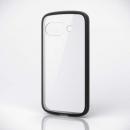 ELECOM PM-P251TSLFCBK Google Pixel 9a/ハイブリッドケース/TOUGH SLIM LITE/フレームカラー/背面クリア/ブラック