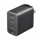 サンワサプライ ACA-PD107BK USB PD対応AC充電器（PD65W・C×3＋A×1）