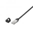 ELECOM LD-26334B-010 産業用LANケーブル/微可動用/耐油/編組シールド/AWG28×4P/黒/1.0m