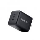 ELECOM ACDC-PD113100BK ノートPC用ACアダプター/USB充電器/USB PD/100W/USB-C×3/スイングプラグ/ブラック