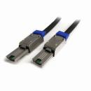 StarTech.com ISAS88881 1m外部接続用miniSASケーブルSerialAttachedSCSISFF-8088-SFF-80882xSFF-8088(オス)1メートルブラック