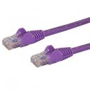 StarTech.com N6PATC10MPL 10mカテゴリー6LANケーブルパープルRJ45モールディングコネクタ(ツメ折れ防止カバー付き)ギガビットイーサネット対応Cat6UTPケーブル