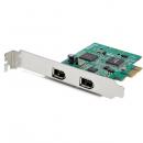 StarTech.com PEX1394A2V2 2ポートFireWire400増設PCIExpressカードPCIe接続IEEE1394a互換アダプタWindows/Mac対応
