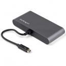 StarTech.com TB3DKM2HDL Thunderbolt3ハブサンダーボルト3ミニドックデュアル4K/60HzHDMI/2ポートUSB-Aハブ(3.2/2.0)/ギガビット有線LANポート