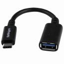 StarTech.com USB31CAADP 15cmブラックUSB3.1Type-C-USB3.0タイプA変換アダプタ