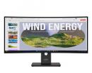 レノボ 64AEGAR1JP ThinkVision T34WD-40 (34型ワイド液晶ディスプレイ/3440×1440/USB Type-C、DP、HDMI/黒/スピーカー：なし/3年間保証/チルト/スイベル(回転)/高さ調整）
