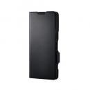 ELECOM PM-X251PLFMGBK Xperia 1 VII/ソフトレザーケース/薄型/磁石付/MAGKEEP/ブラック