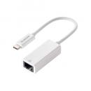 ELECOM EDC-GUC3V3-W 有線LANアダプタ/Giga対応/USB 5Gbps/Type-C/ホワイト