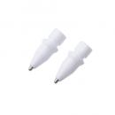 ELECOM P-TIPAP05 Apple Pencil専用交換ペン先/第1・第2・USB-C・Pro対応/金属製/極細/視差改善モデル/1mm/2個入り