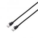 ELECOM LD-OCM/BK100 LANケーブル/CAT8/メッシュ/10.0m/ブラック