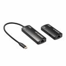サンワサプライ VGA-EXHDC USB Type-C - HDMI変換エクステンダー（4K対応）