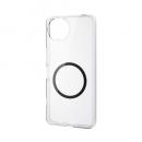 ELECOM PM-S251MAG02BK AQUOS wish5/ハイブリッドケース/MAGKEEP/ブラック