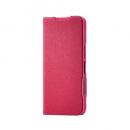 ELECOM PM-S251PLFUJPND AQUOS wish5/ソフトレザーケース/薄型/磁石付/フラワーズ/ディープピンク