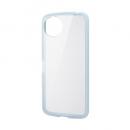 ELECOM PM-S251TSLFCBU AQUOS wish5/TOUGH SLIM LITEケース/フレームカラー/ライトブルー
