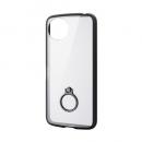 ELECOM PM-S251TSLFCRBK AQUOS wish5/TOUGH SLIM LITEケース/フレームカラー/リング付/ブラック